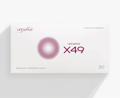 LifeWave X49 Patches - Promotes Performance, Strength & Stamina - Supports Maintaining a Healthy Weight Through Diet and Exercise Programs - No Drugs or Stimulants - Non-Transdermal - 30 Patches