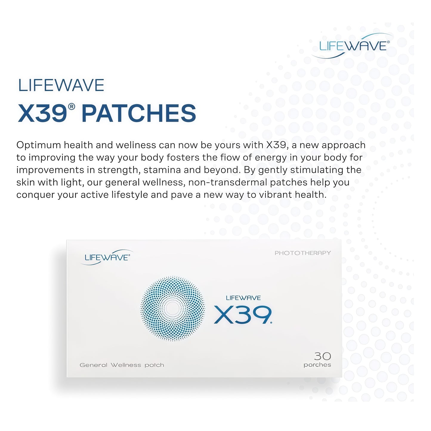 LifeWave X39® & X49® Patches Performance Bundle - Boost Energy, Support Recovery & Improve Performance - 2-Pack