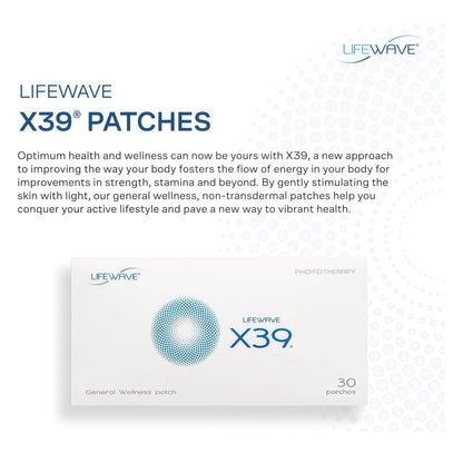 LifeWave X39® & X49® Patches Performance Bundle - Boost Energy, Support Recovery & Improve Performance - 2-Pack