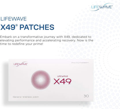 LifeWave X39® & X49® Patches Performance Bundle - Boost Energy, Support Recovery & Improve Performance - 2-Pack